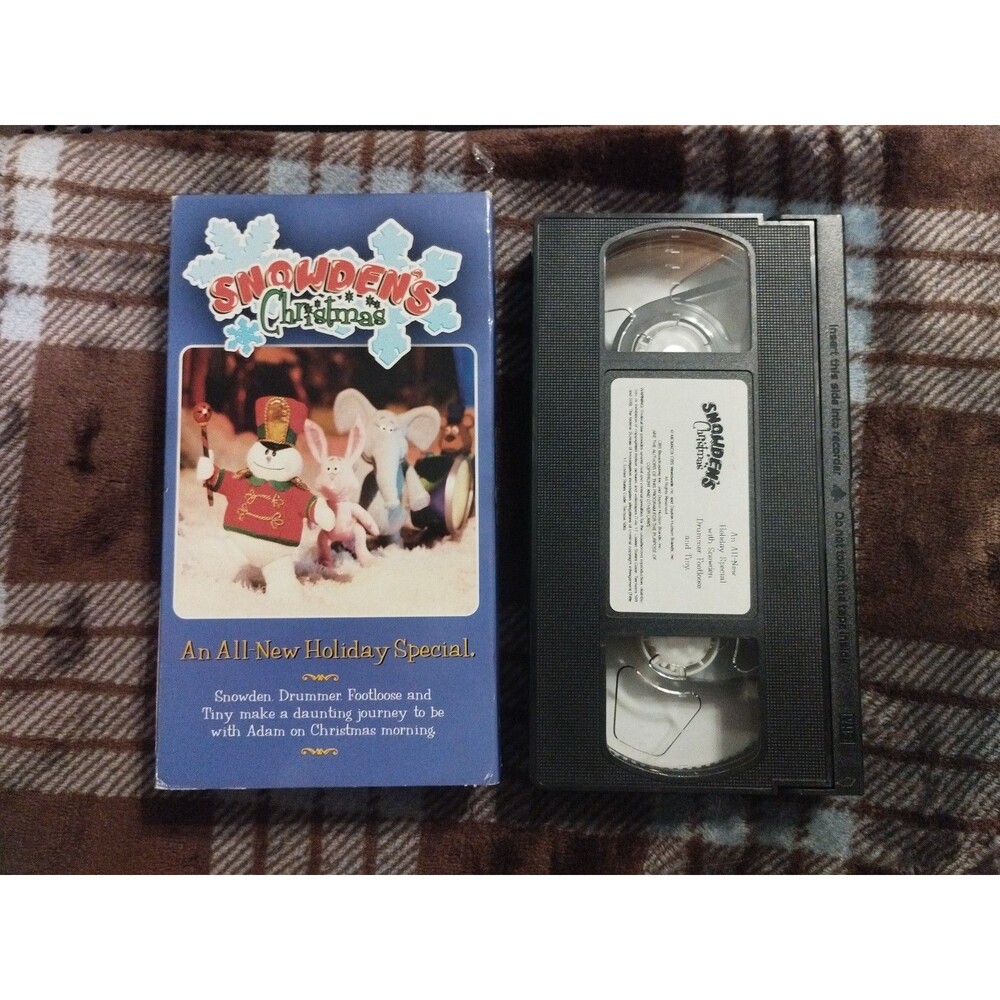 Snowdens Christmas VHS Video Tape 1999 Stop Motion Cuppa Coffee Animation